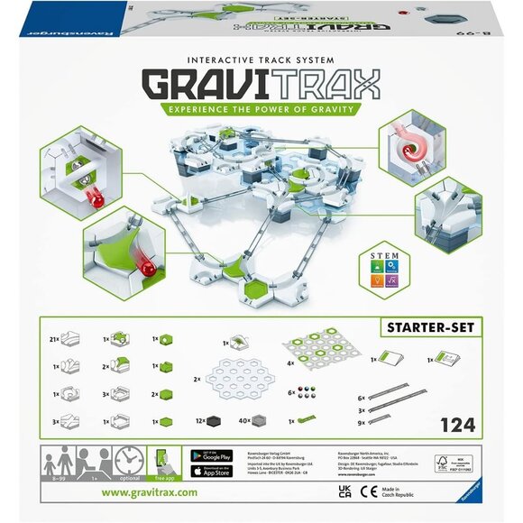 Ravensburger GraviTrax Starter Set Interactive Gravity Marble Run STEM Toy - Picture 4 of 4